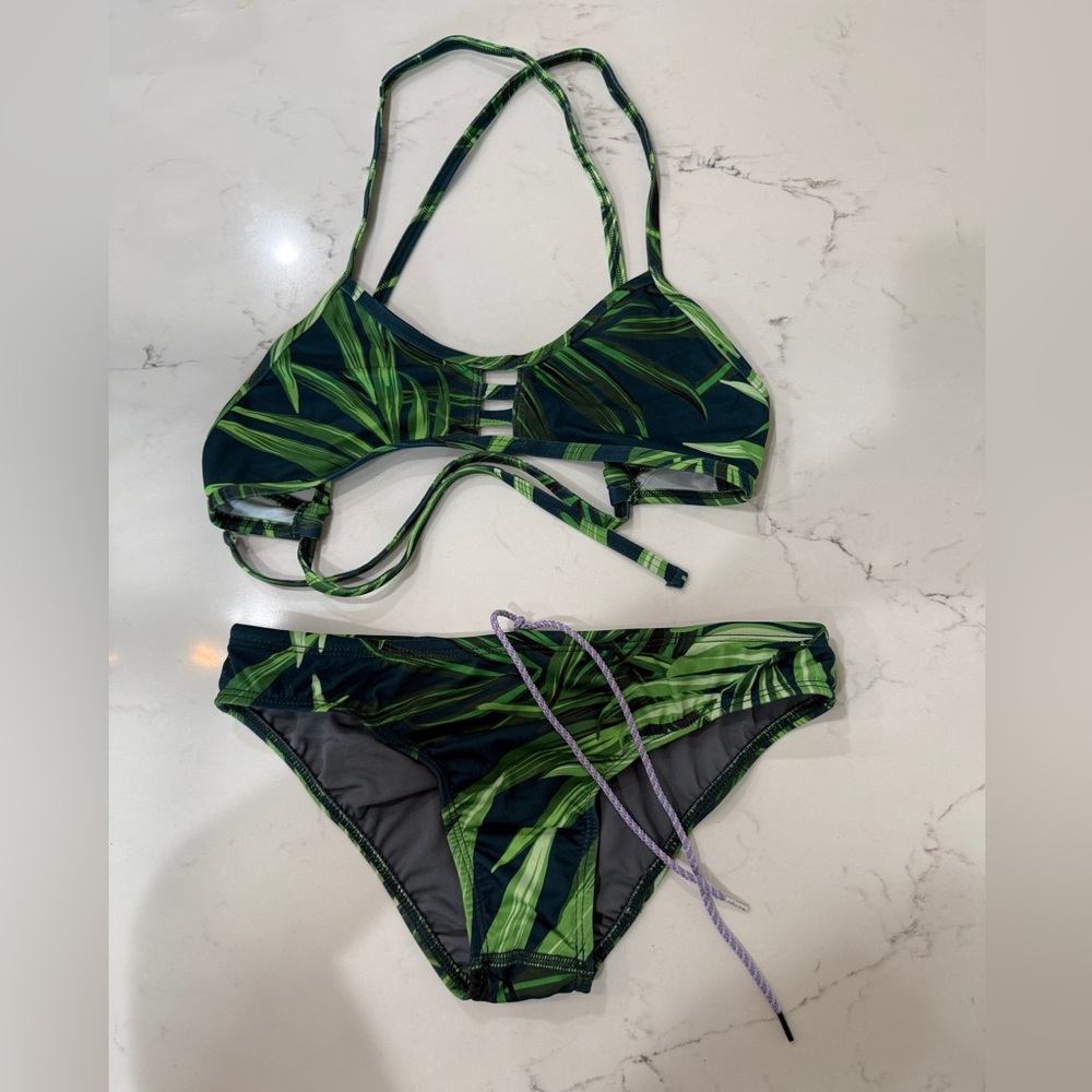 Jolyn green bikini size medium